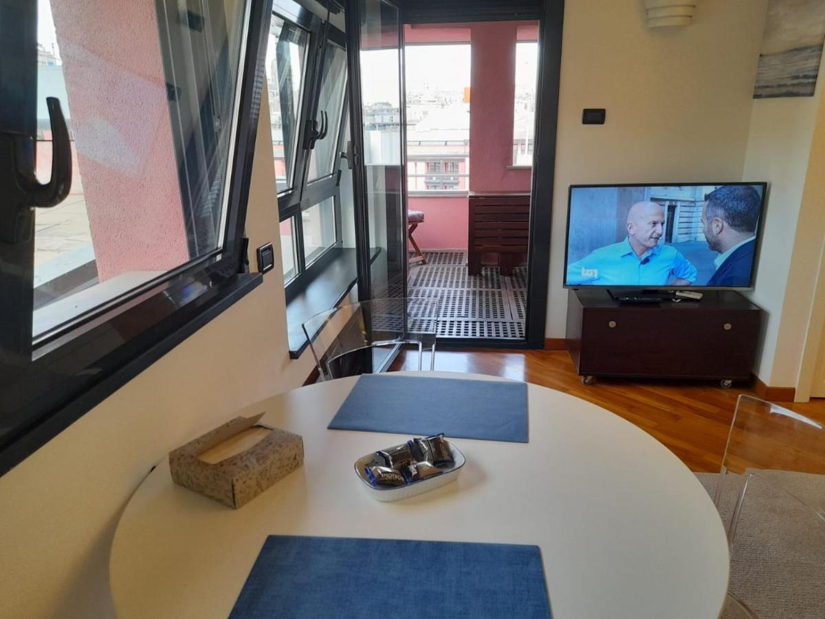 热那亚Bilocale Vista Mare Con Terrazzo-Porto Antico- Parcheggio Scontato公寓 外观 照片