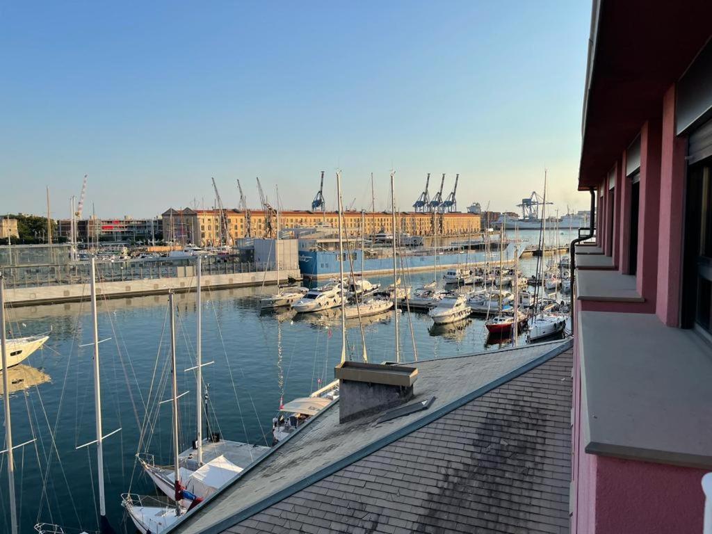 热那亚Bilocale Vista Mare Con Terrazzo-Porto Antico- Parcheggio Scontato公寓 外观 照片