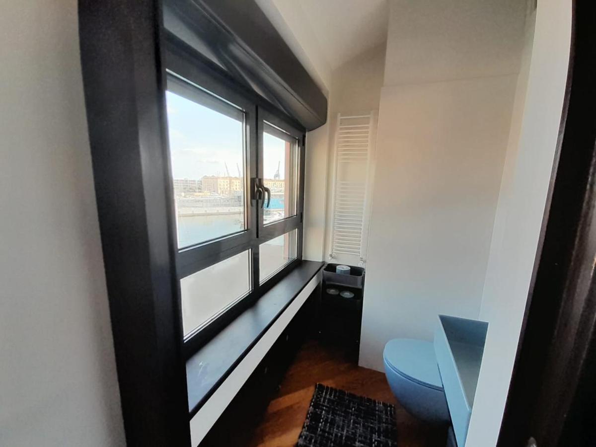 热那亚Bilocale Vista Mare Con Terrazzo-Porto Antico- Parcheggio Scontato公寓 外观 照片