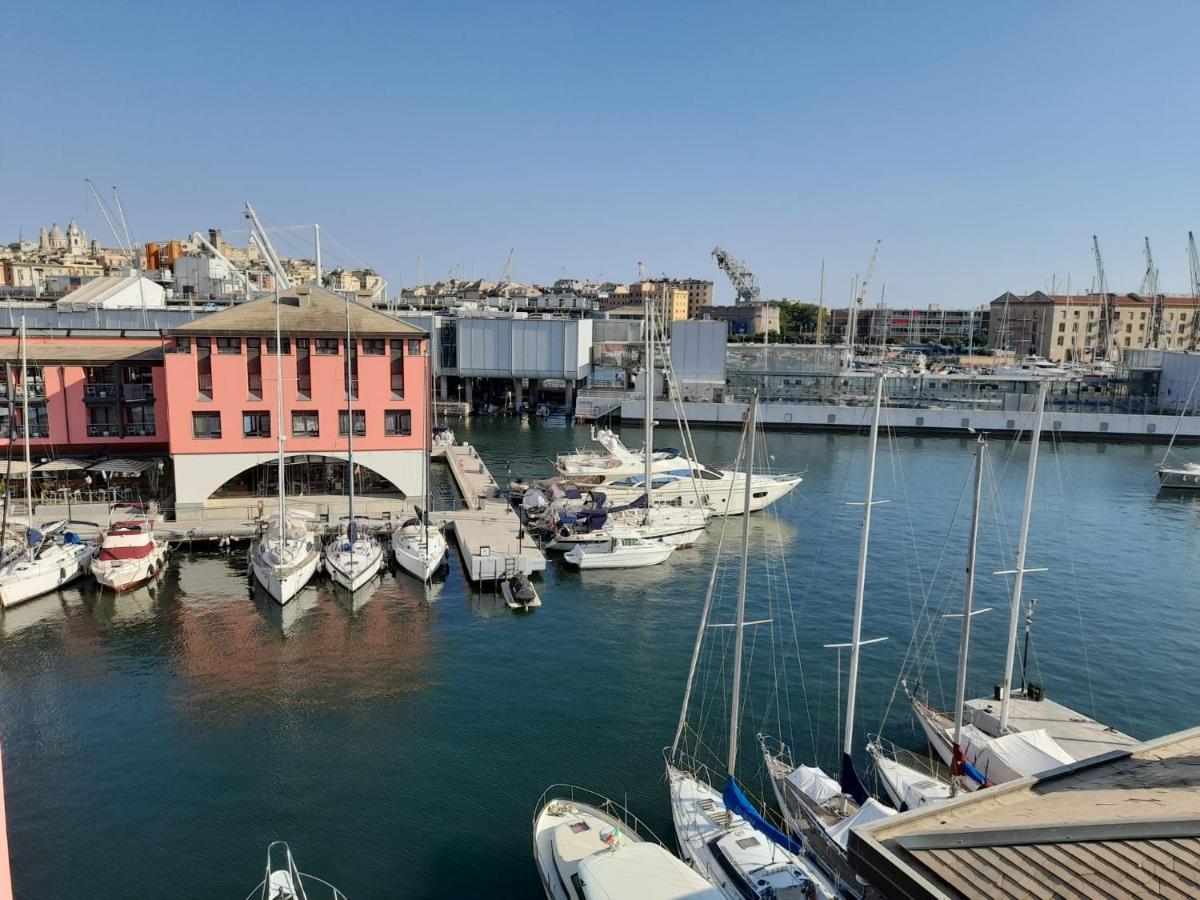 热那亚Bilocale Vista Mare Con Terrazzo-Porto Antico- Parcheggio Scontato公寓 外观 照片