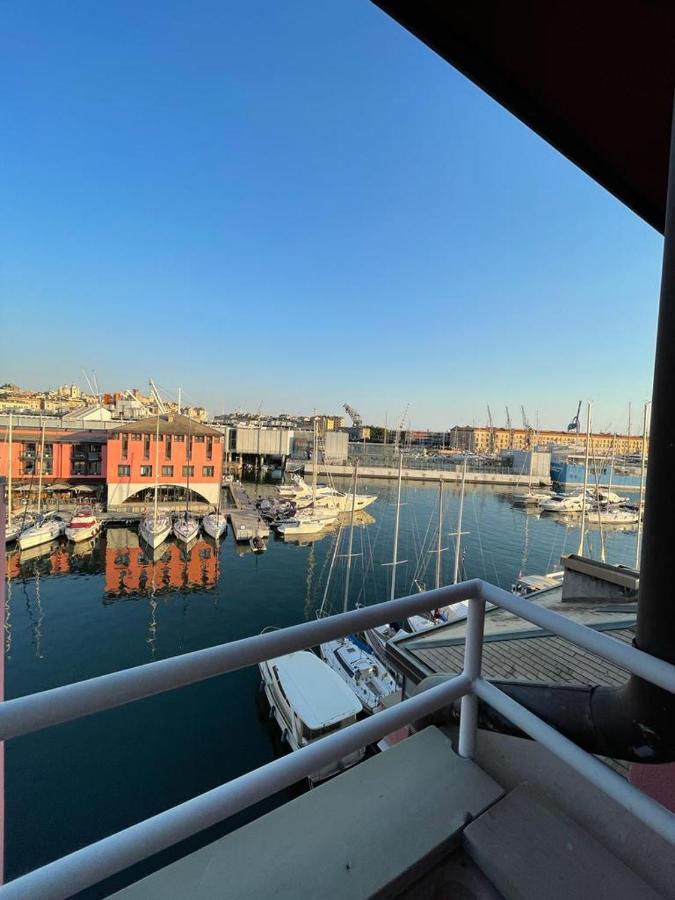 热那亚Bilocale Vista Mare Con Terrazzo-Porto Antico- Parcheggio Scontato公寓 外观 照片