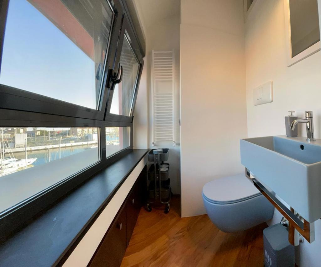 热那亚Bilocale Vista Mare Con Terrazzo-Porto Antico- Parcheggio Scontato公寓 外观 照片