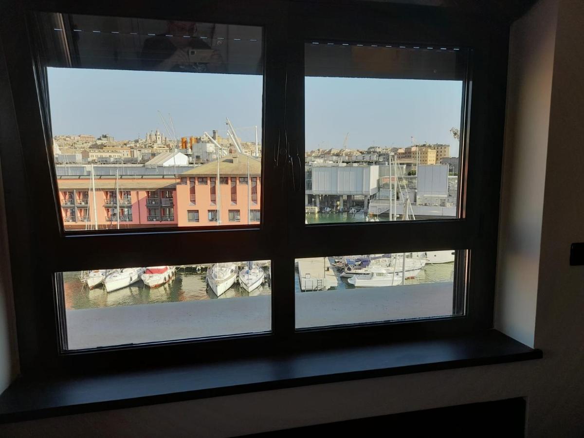 热那亚Bilocale Vista Mare Con Terrazzo-Porto Antico- Parcheggio Scontato公寓 外观 照片